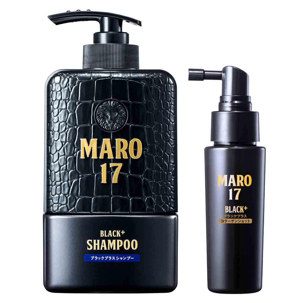 MARO17 Black+ Shampoo & Collagen Shot Set