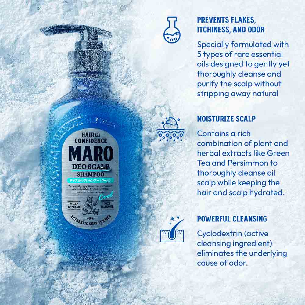 MARO Deo Scalp Cool Shampoo 2-Pack