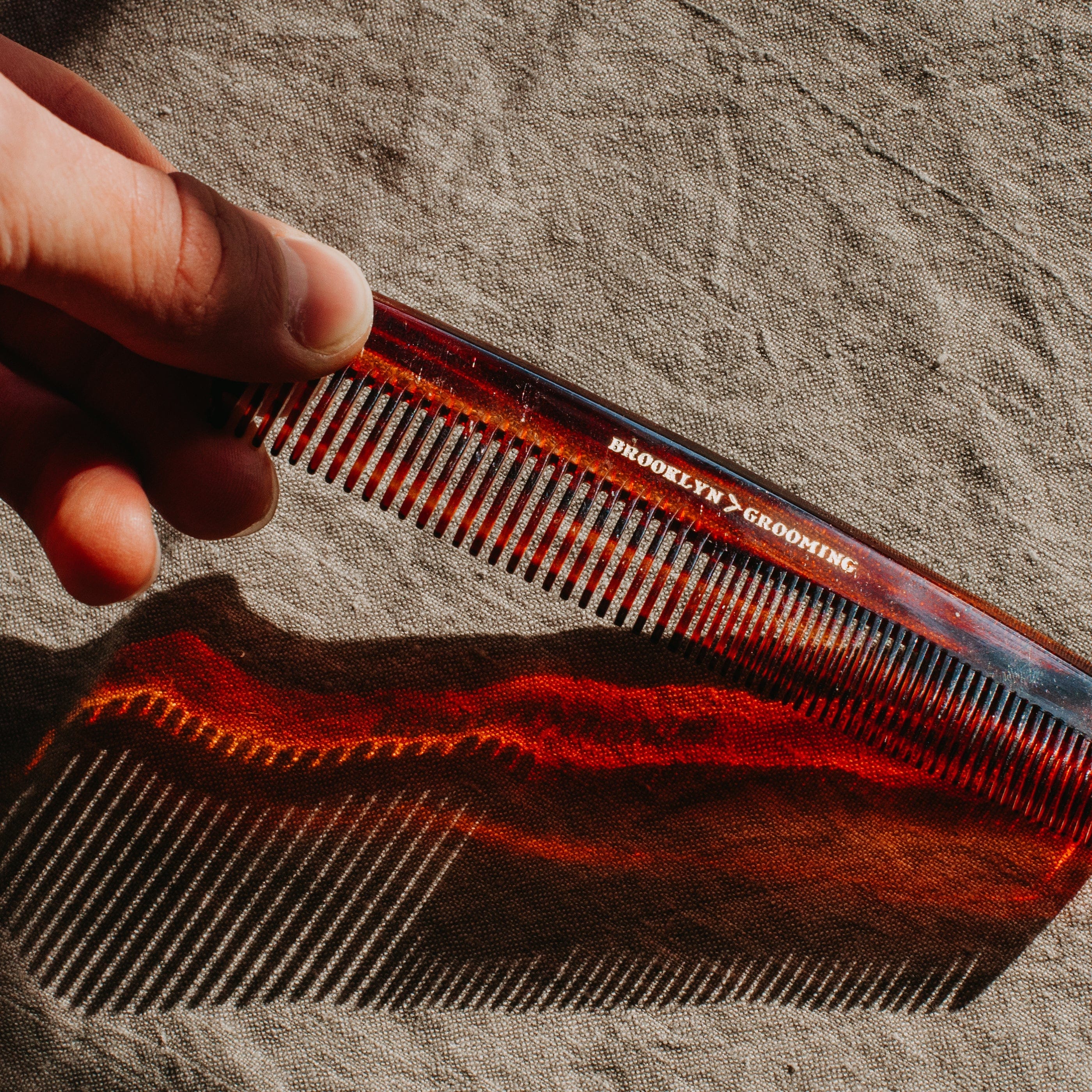 Brooklyn Grooming Comb Men's Handmade Pocket Comb