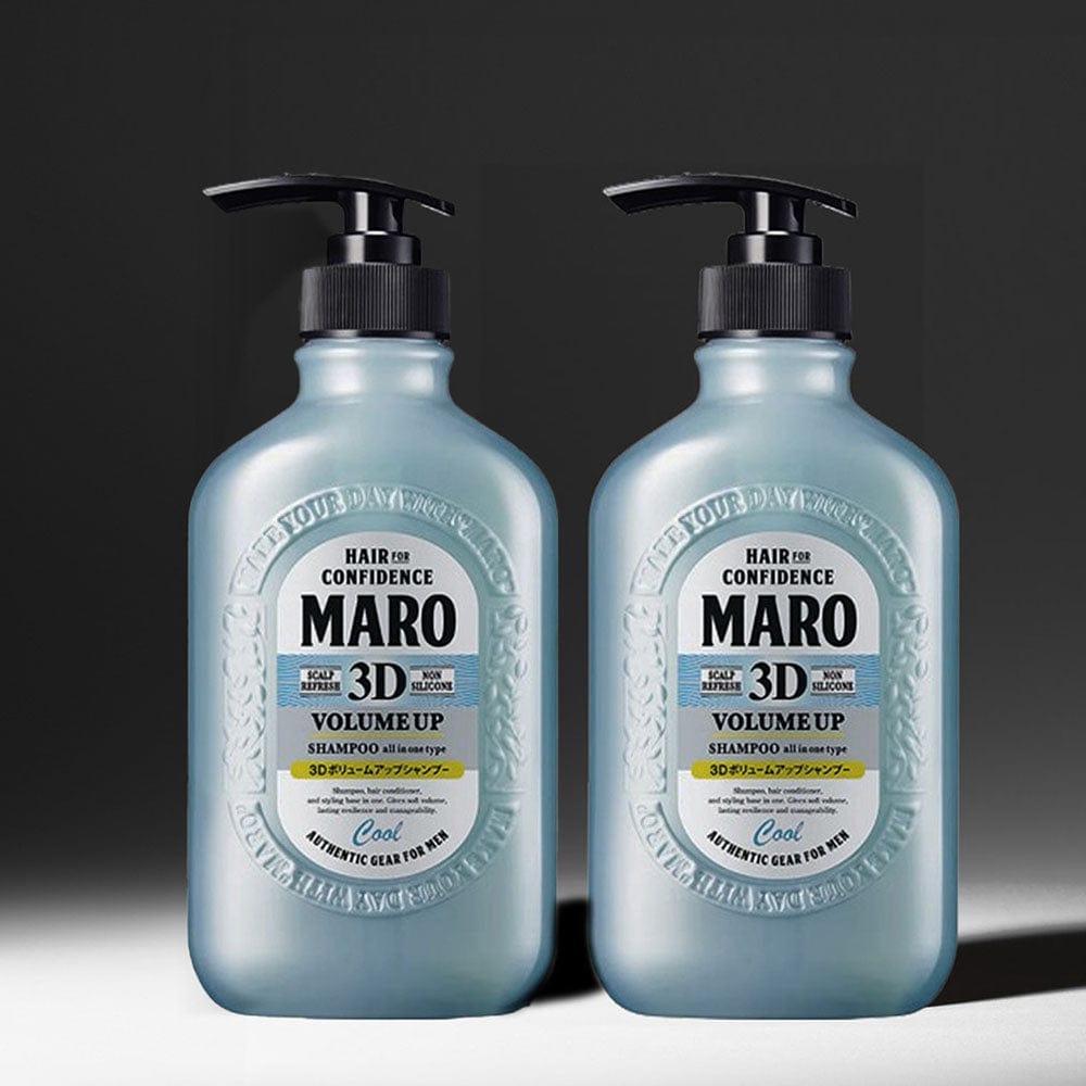 MARO MARO 3D Volume Up Cool Hair Thickening Shampoo 2 Pack