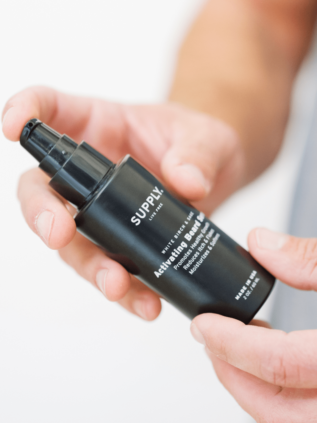 Supply Beard White Birch & Sage Activating Beard Serum