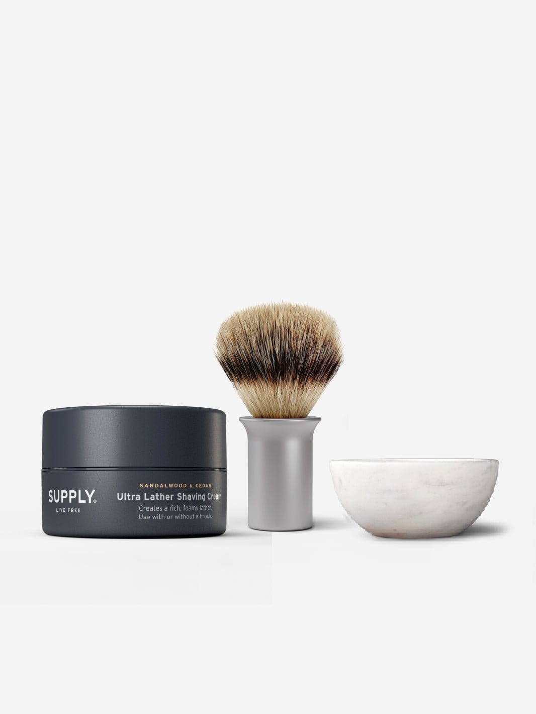 Supply Shaving Bundle Sandalwood & Cedar / Classic Matte Perfect Shave Set