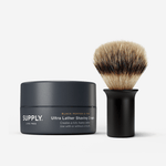 Supply Shaving Bundle Sandalwood & Cedar / Matte Black Shaving Cream Starter