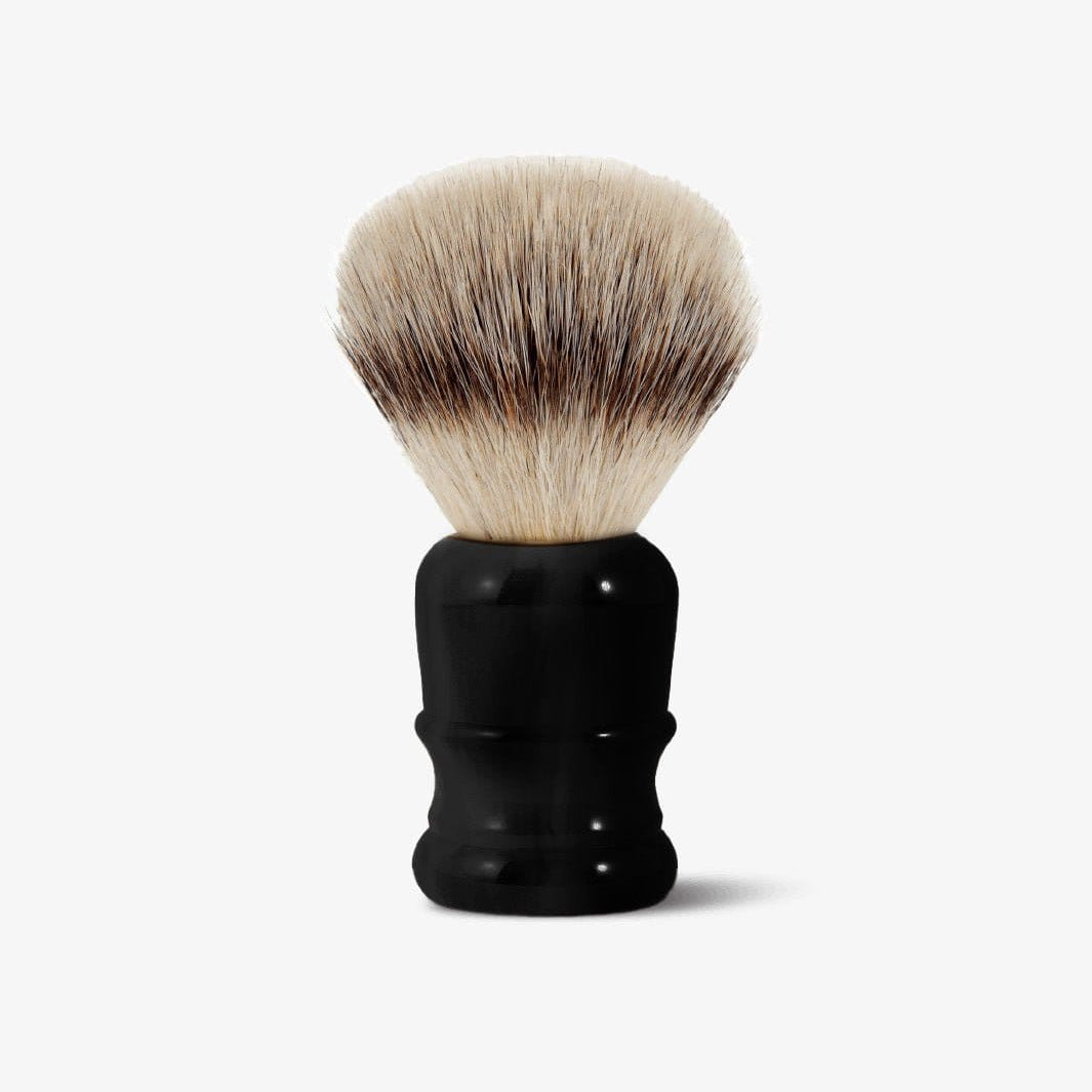 Supply Shaving Dark Wood Silvertip Synthetic Shaving Brush