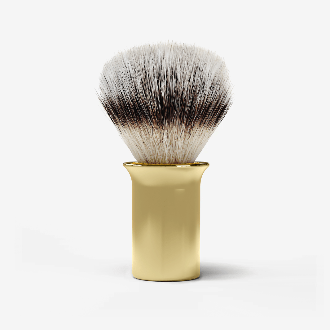 Supply Shaving Polished Gold Silvertip Synthetic Shaving Brush