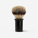 Supply Shaving Matte Black Silvertip Synthetic Shaving Brush