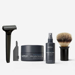 Supply Shaving Bundle Matte Black / Sandalwood & Cedar The SE Starter Set